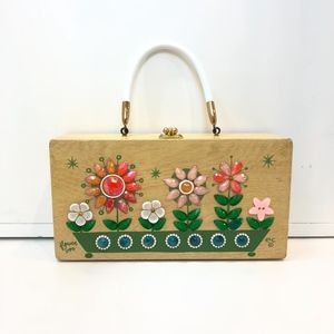 SOLD // Vintage Enid Collins "Flower Box” Purse